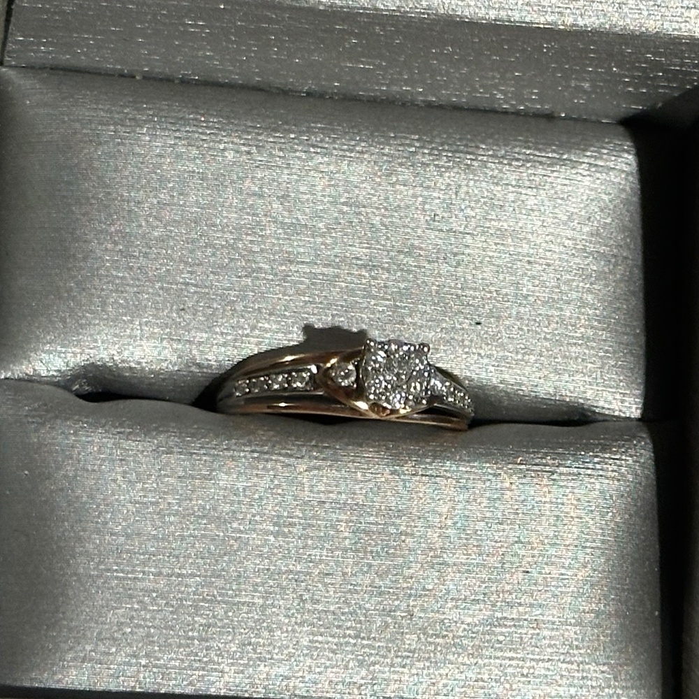 Zales Diamond Ring + Pandora Ring - Picture 5 of 8